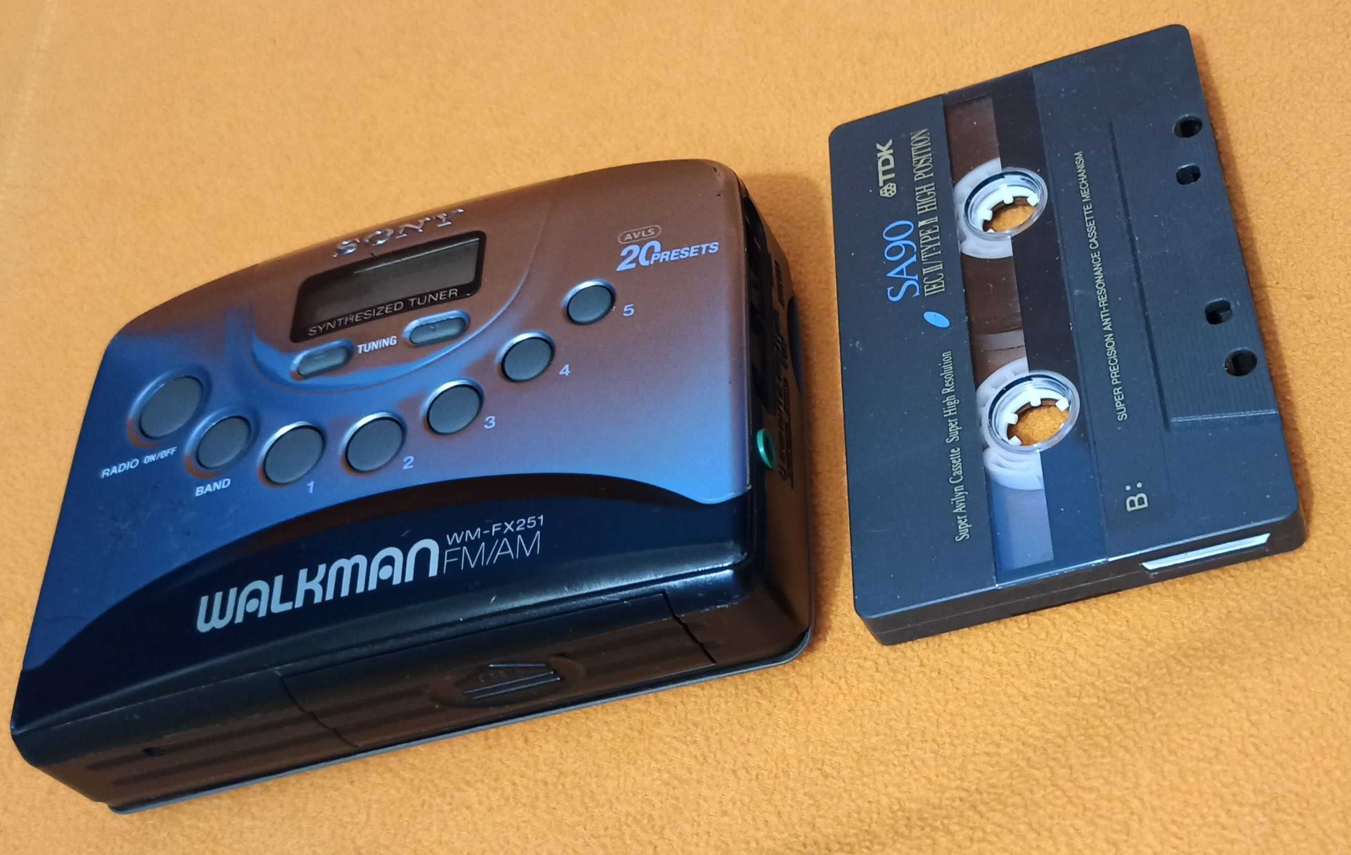 Плеер кассетный SONY Walkman WM-FX251