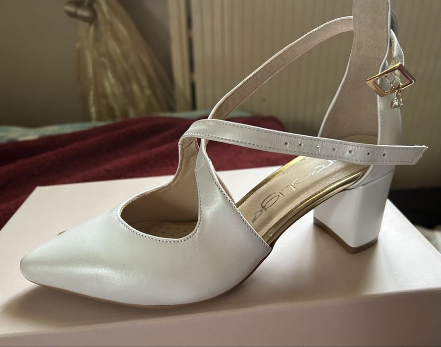 Buty damskie ślubne rozmiar 34
