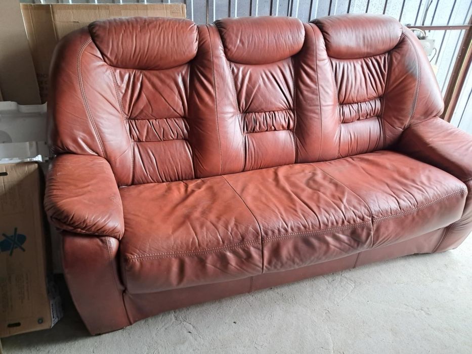 Sofa skórzana, dobry stan