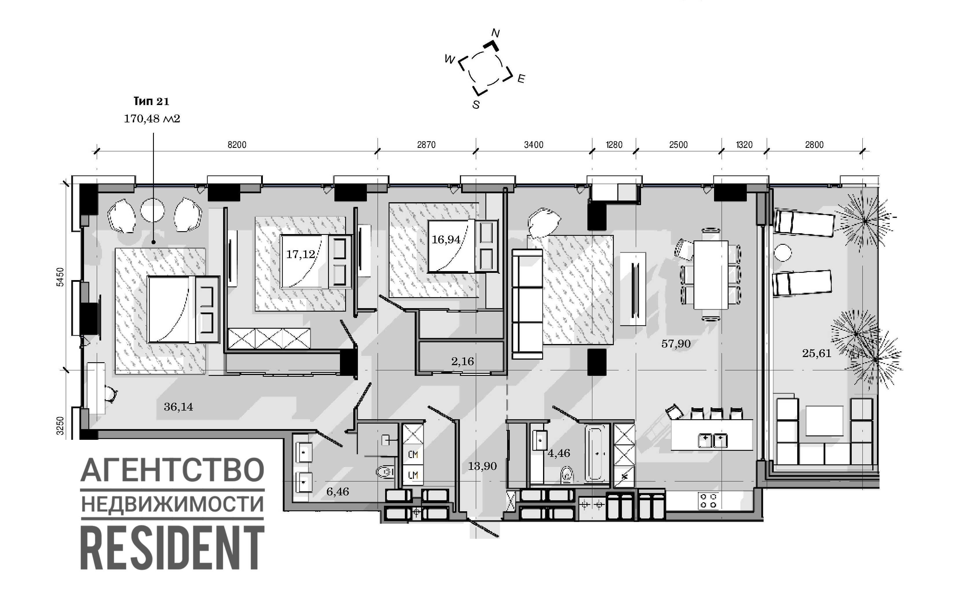 ЖК Маяк 172 м2. Nebo Новодворянский Фестивальный Loft White Башни