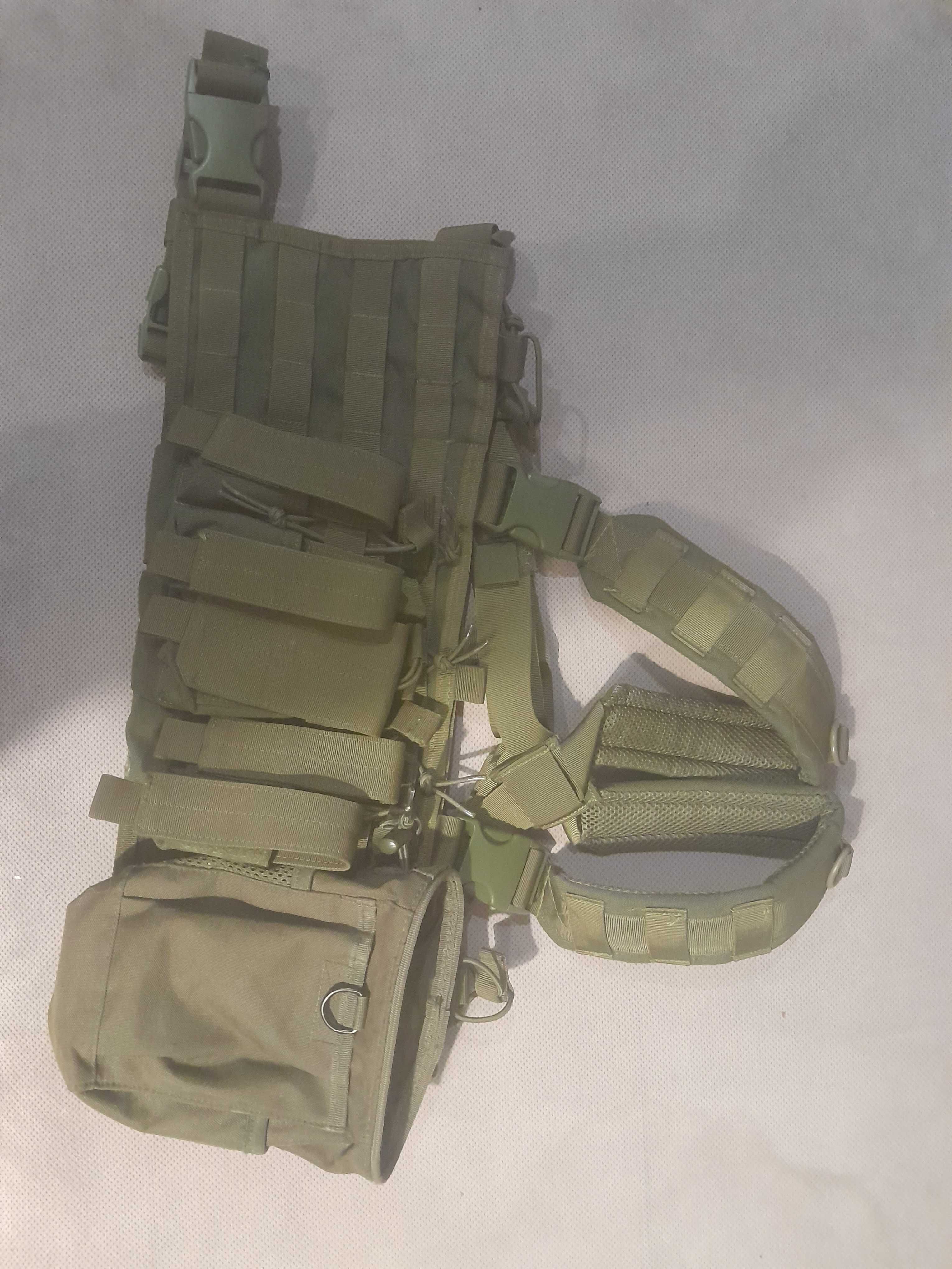 Kamizelka condor recon chest rig + worek zrzutowy mil-tec