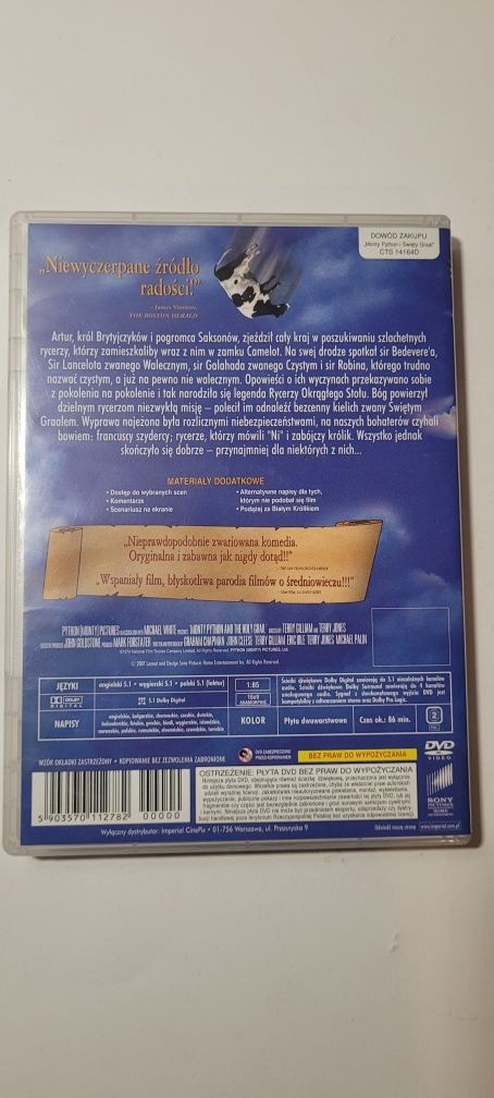 Monty Python i Święty Graal dvd