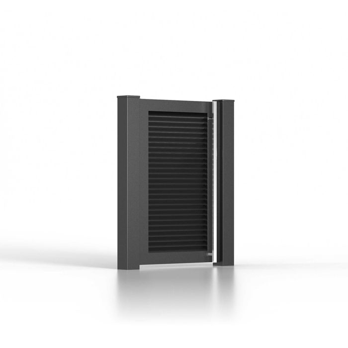 Brama skrzydłowa wjazdowa aluminiowa uzbrojona kolekcja OPTIMA 3x 1,5m