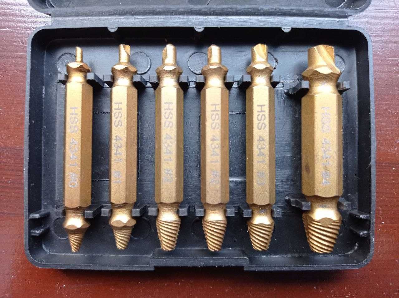 Uszkodzona śruba Extractor wiertła 4/5/6 PCS zestaw