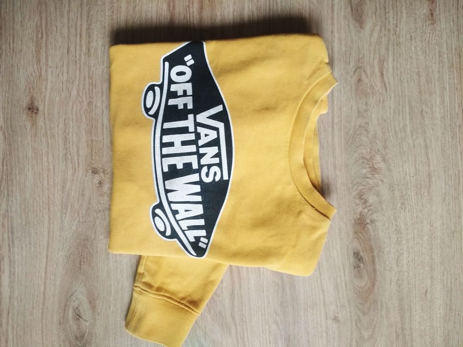 Vans Bluza dla chłopca żółta Small