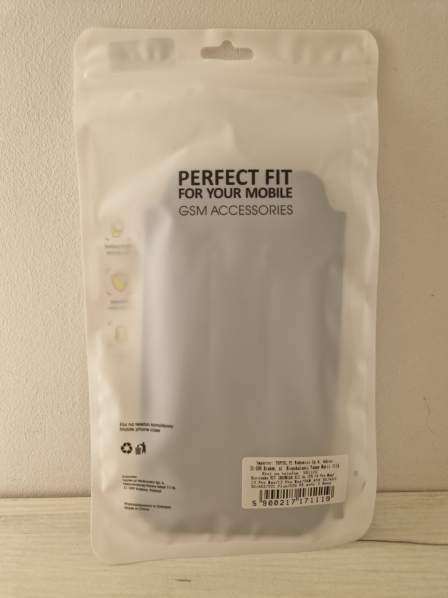 Kieszonka HIT (ROZMIAR XL) do Iphone 14 / 14 Pro Granatowy