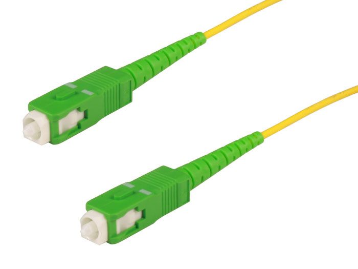 Cabo de Fibra Óptica SC/APC Simplex Monomodo 30 m