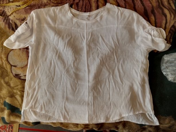 Супер размер Кофта блузка свитер нарядная женская люрексовая