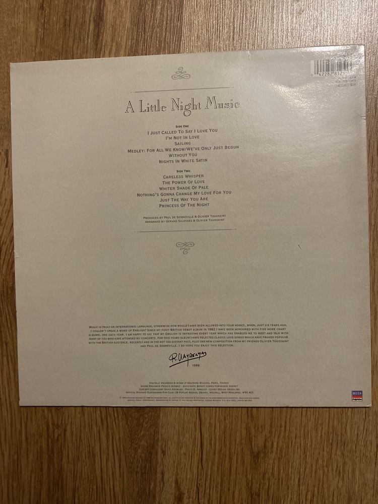 Vinil Richard  Claiderman