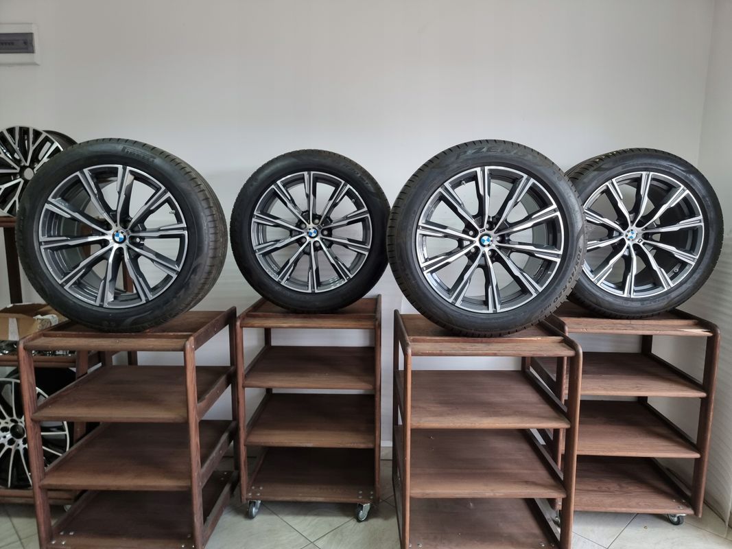 Oryginalne Letnie Koła Bmw X5 G05 X6 G06 Pirelli 20 Cali M-pakiet Runf