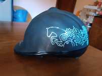 Kask jeździecki / do jazdy konnej firmy COVALLIERO Beauty.  53-57cm