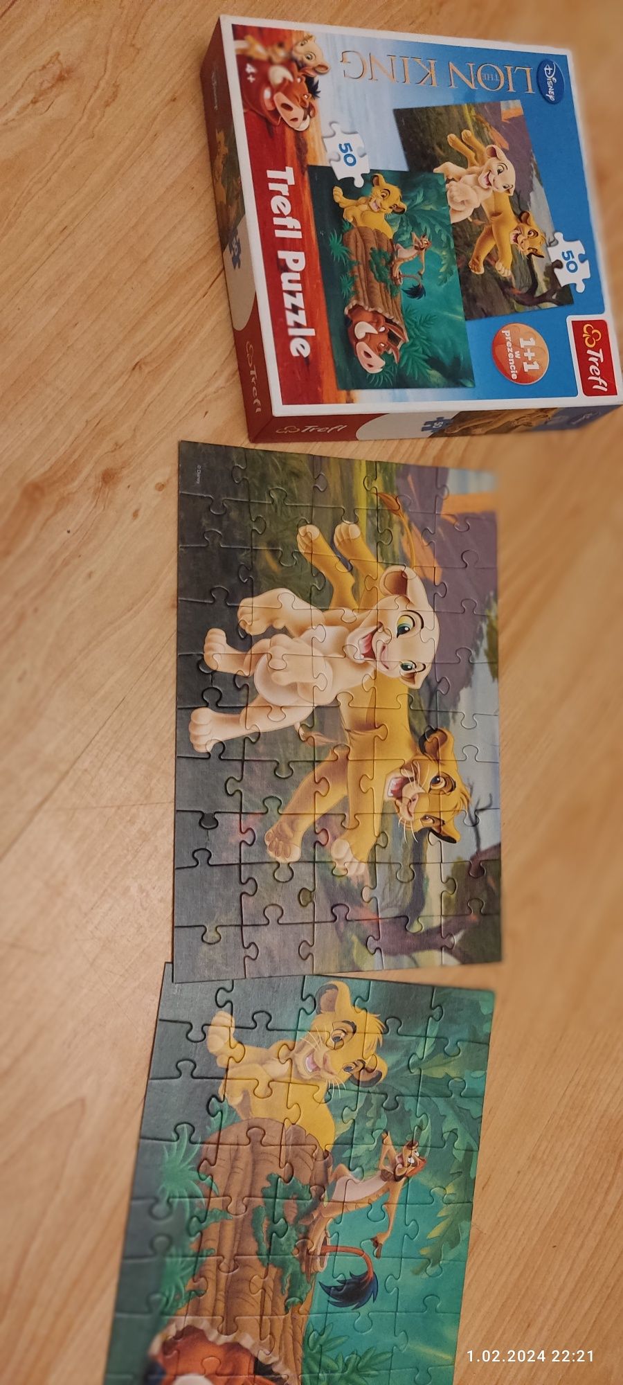 Puzzle za darmo  król lew