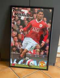 Large framed poster of Ronaldo