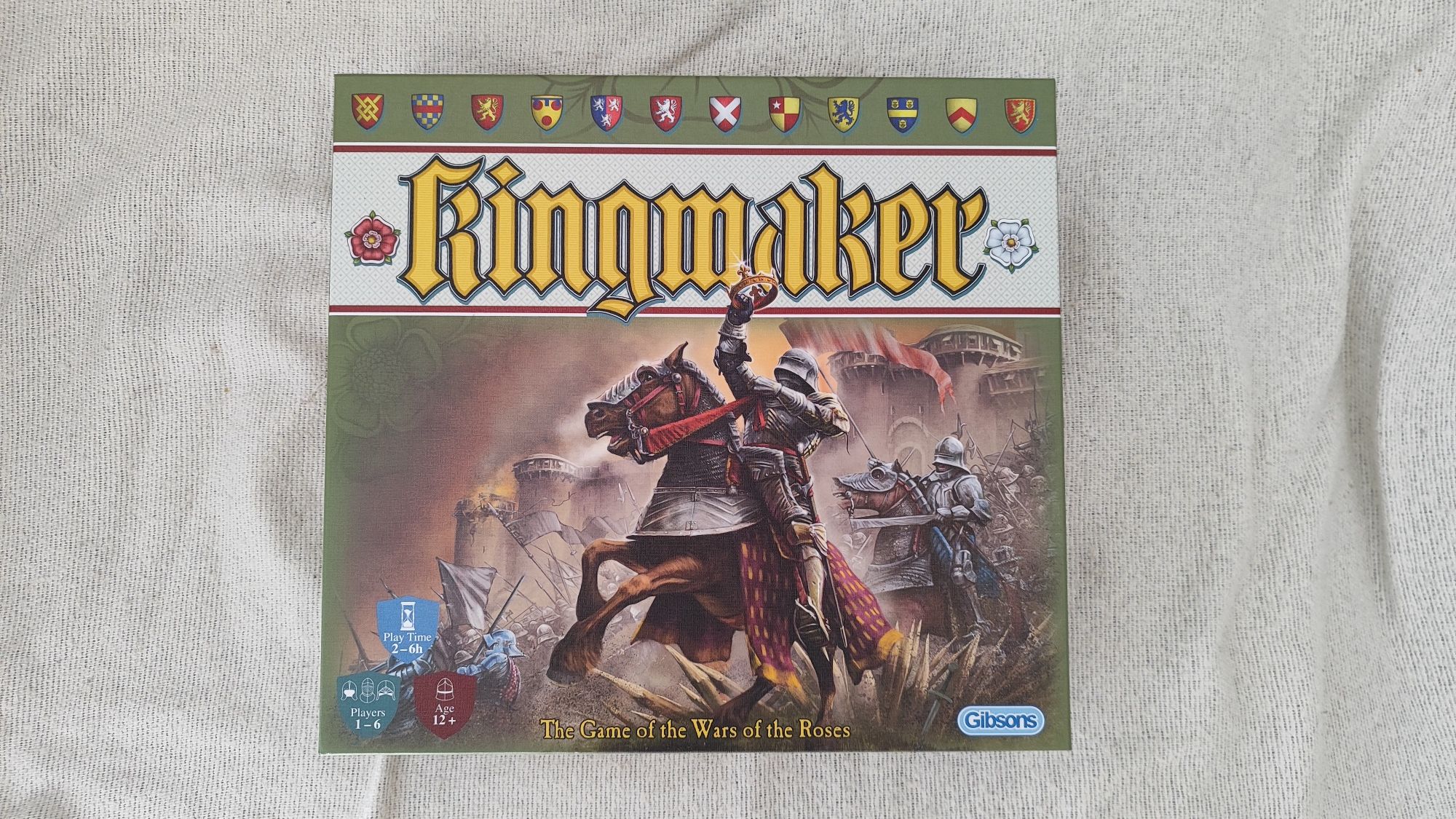 Kingmaker 2ed unikat gibson gra planszowa strategiczna wojenna
