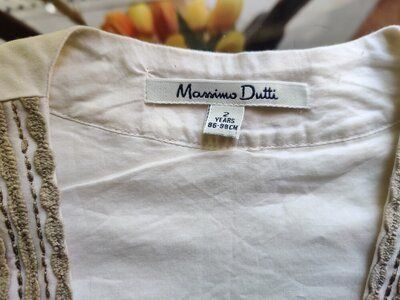 Хлопковый жилет, жилетка, безрукавка Massimo Dutti