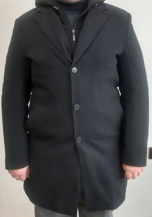 Пальто чоловіче з капішоном 54р.