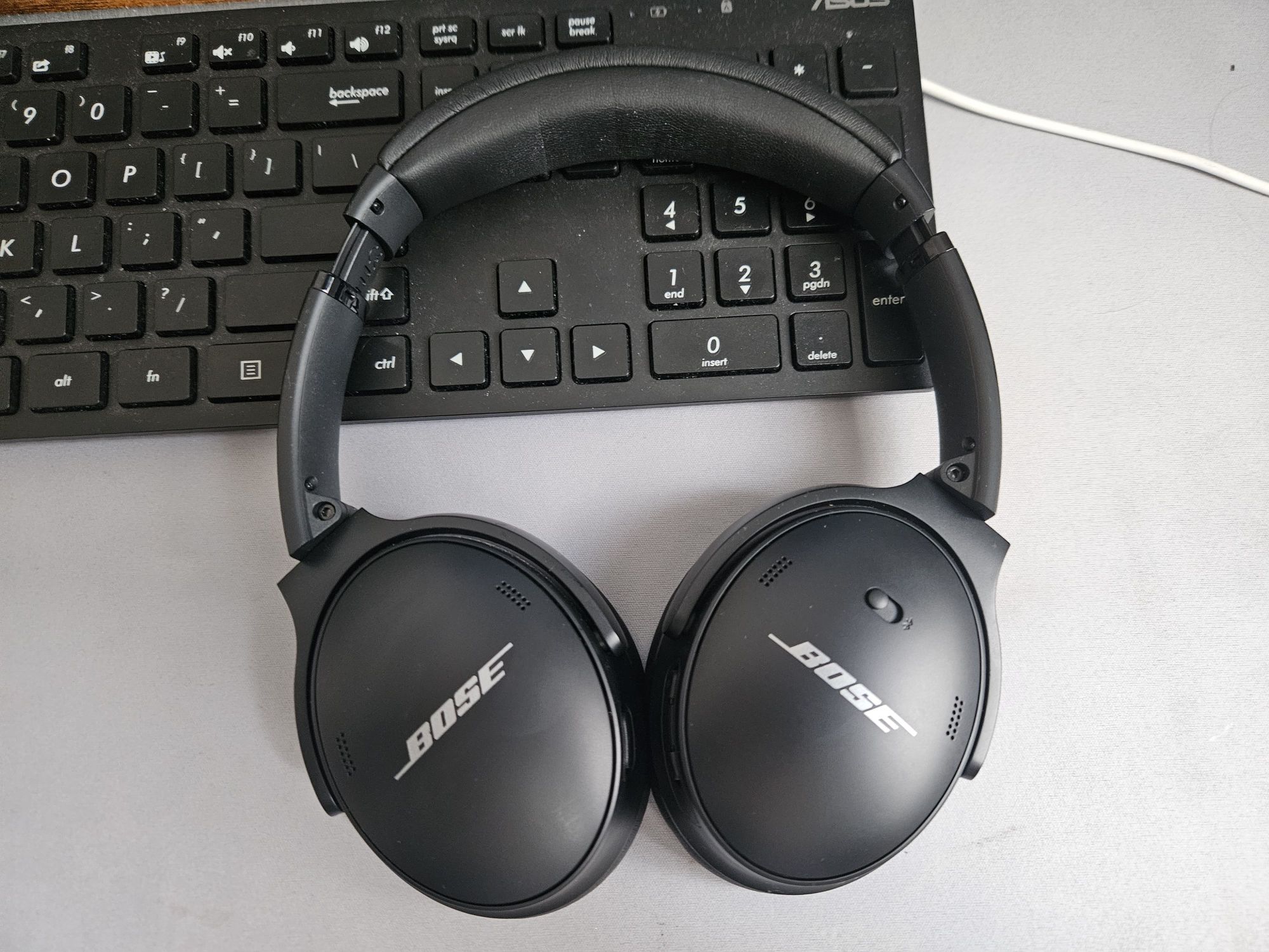 bose qc 45 słuchawki bluetooth quietcomfort stan idealny, gwarancja