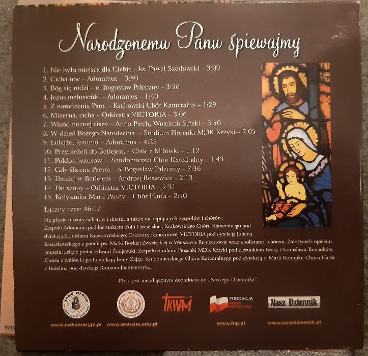 Kolędy Narodzonemu Panu Śpiewajmy Pasja Anna Katarzyna Emmerich 2 CD