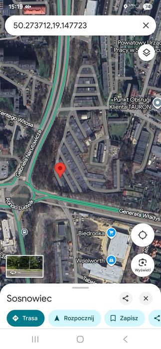 Garaż murowany z kanałem