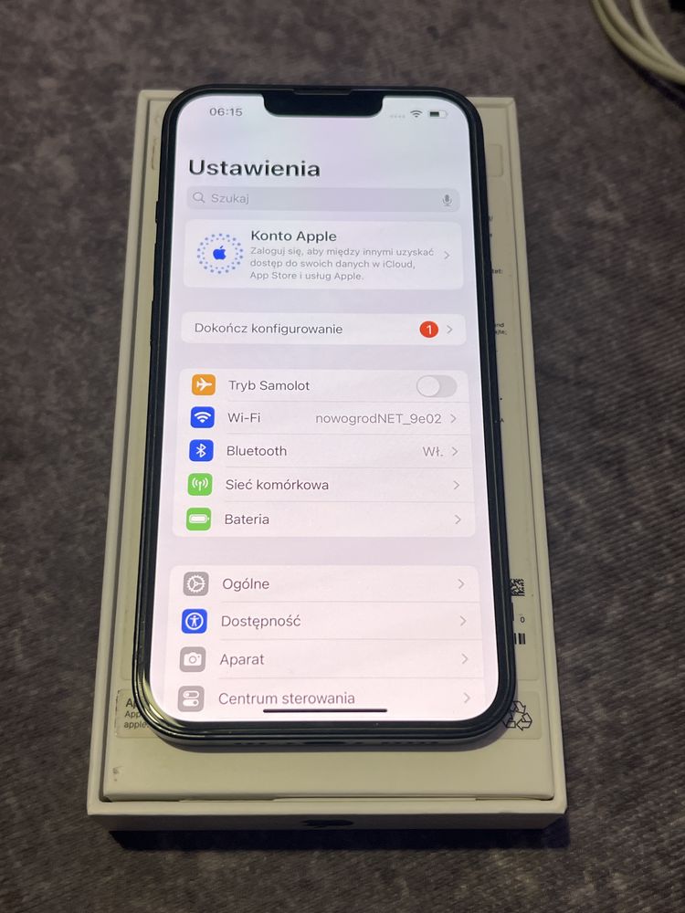Iphone 13 bez rys + ładowarka, pudelko, szklo