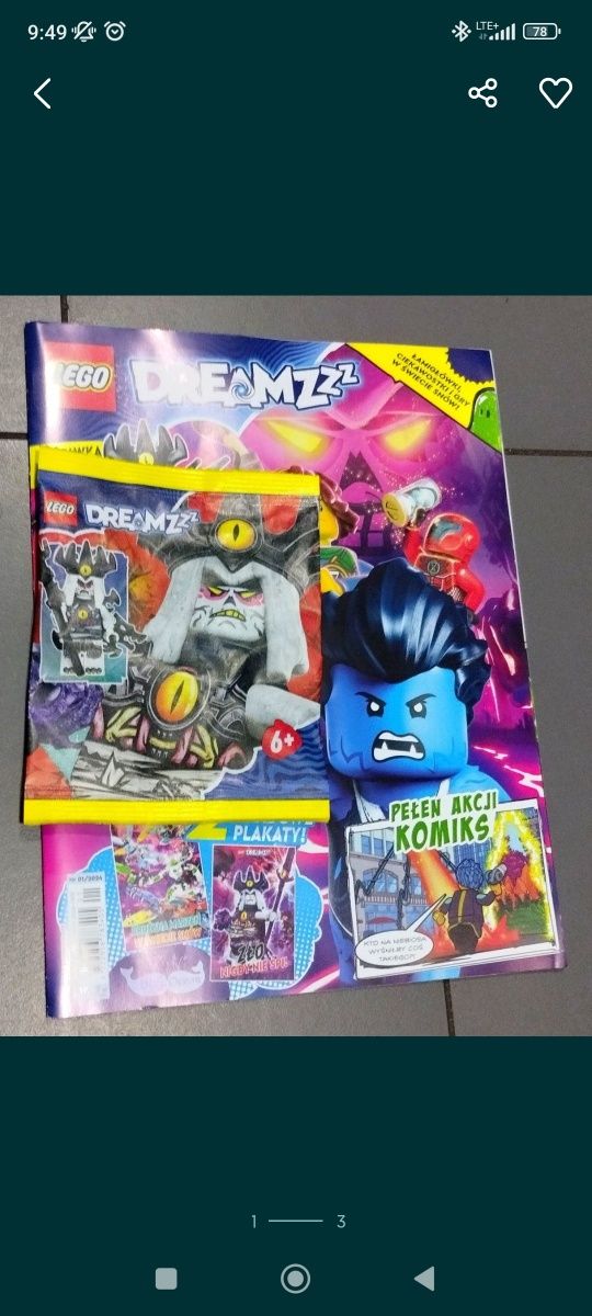 Gazetka LEGO z figurką Król Koszmarów Dreamzzz