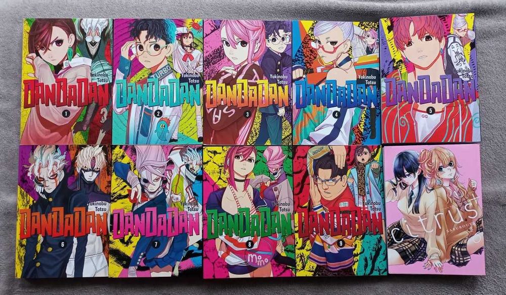 Komiksy Manga - "Dandadan" tomy od 1 do 9 + gratis