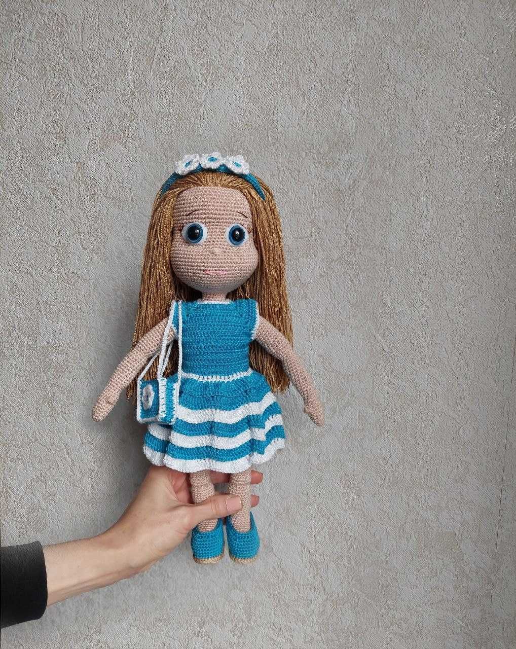 Кукла лялька вязаная ручная работа