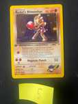 Karta Pokemon Rocket's Hitmonchan 11/132 Gym Heroes oryginalna 1st