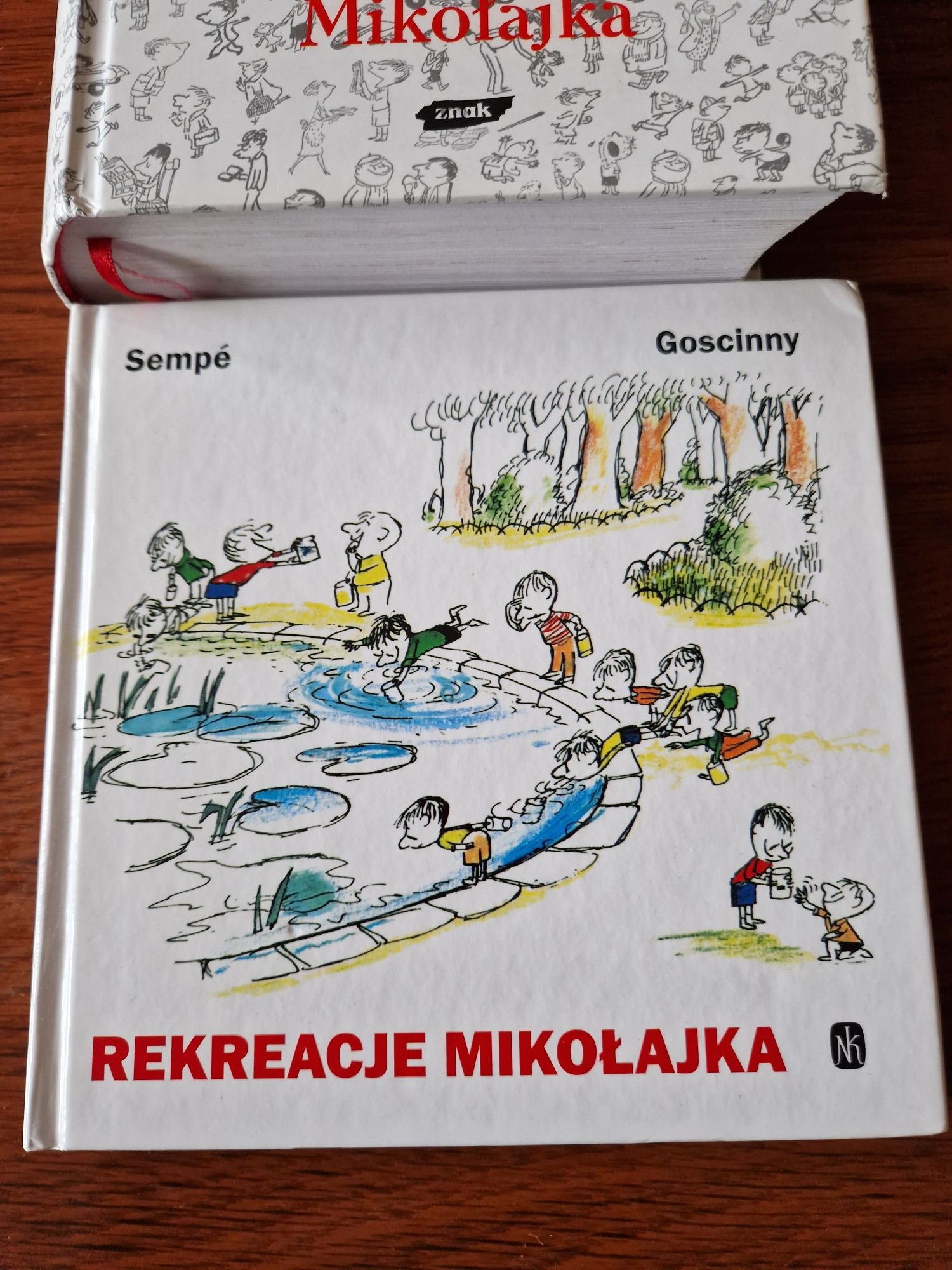 Zestaw 2 książek o Mikołajku. Gościnny Sempe.