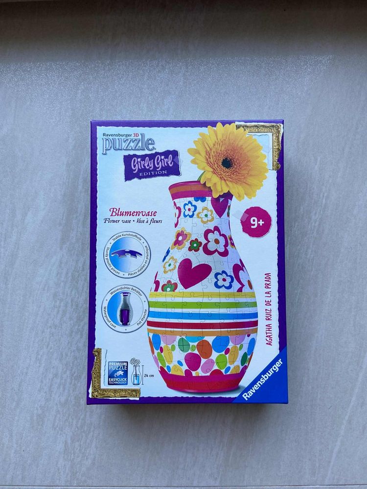 Ravensburger - Puzzle 3D Wazon w kwiaty 216 elementów
