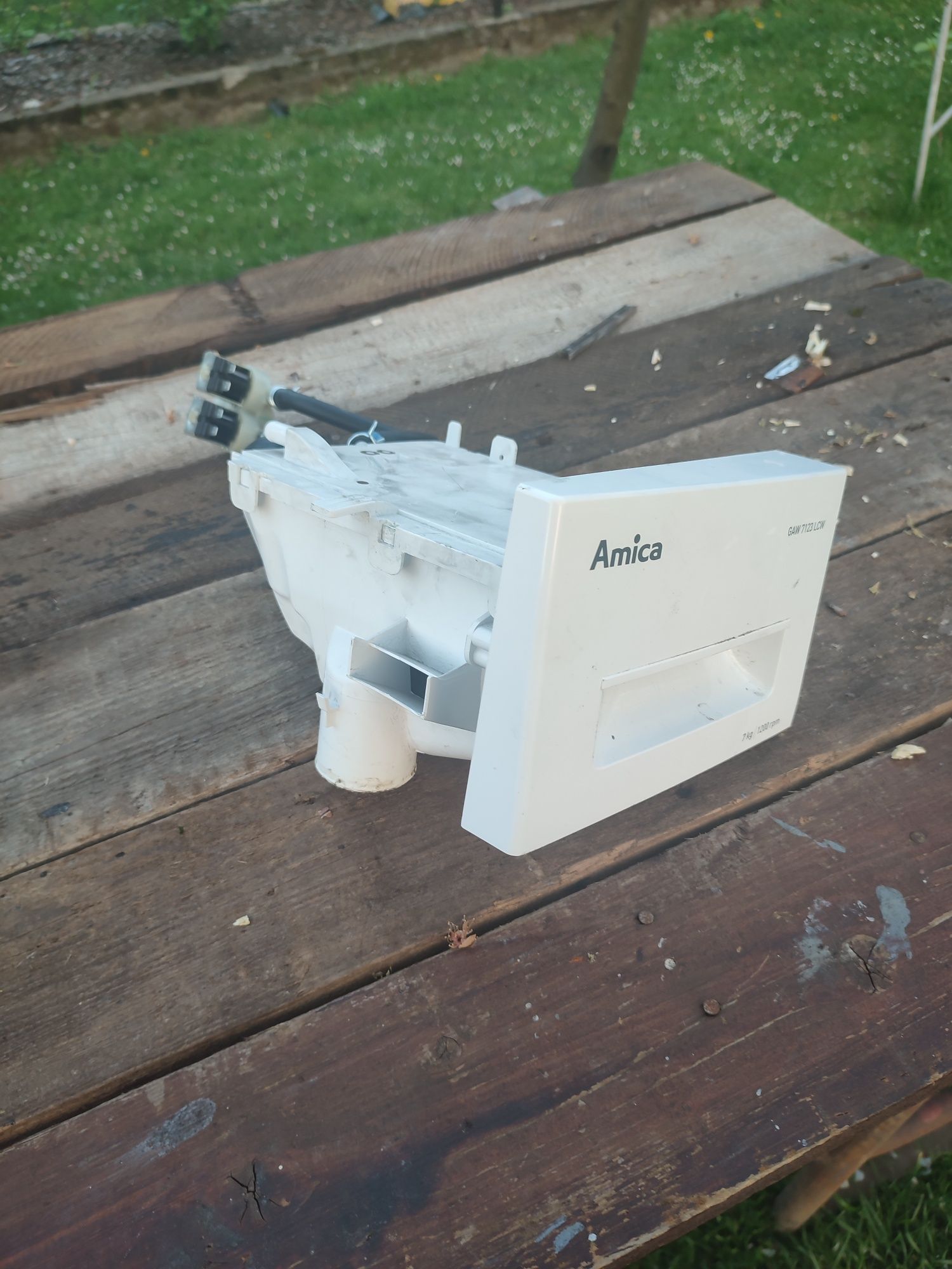 Pompka wraz z elektroniką z pralki Amica GAW 7123 LCW