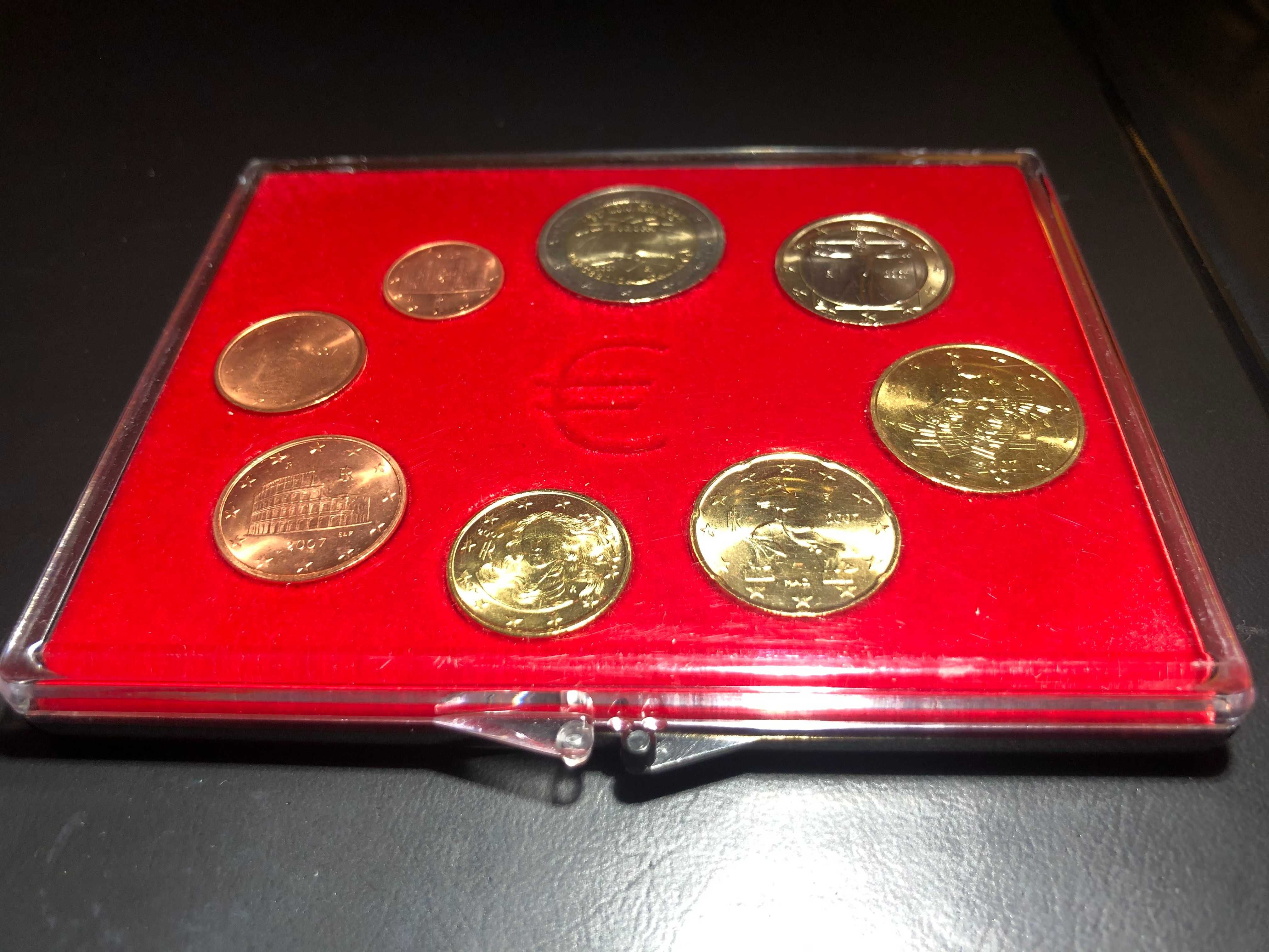 Set Anual Itália 2007 UNC Estojo - inclui 2€ 50º Aniv Tratado de Roma