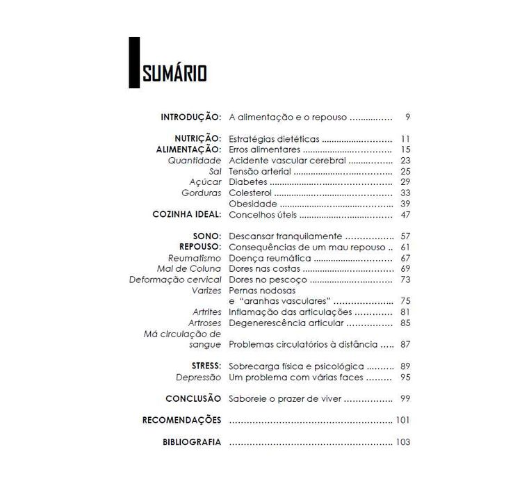 Livro Alimentação e Repouso