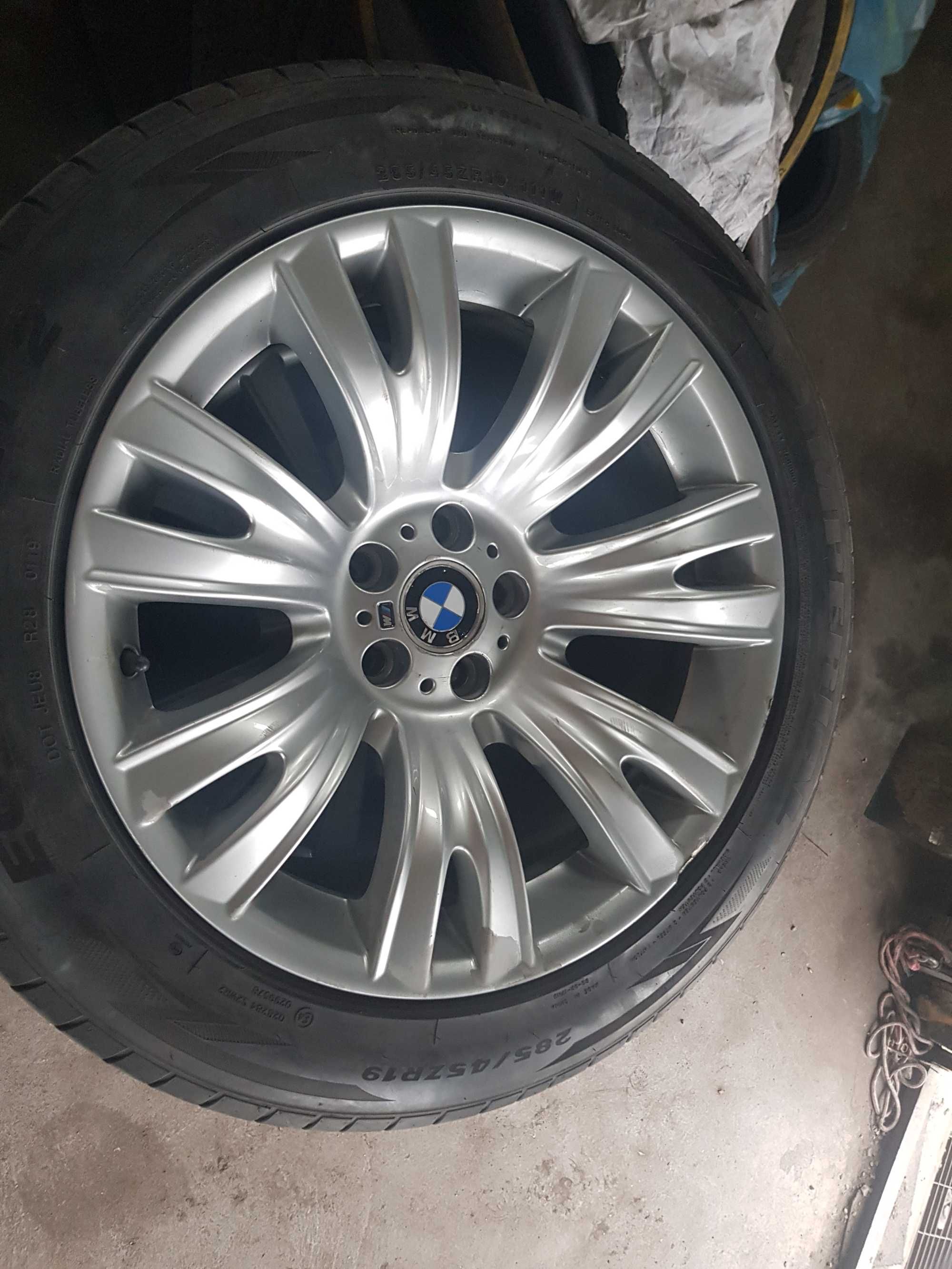 Felgi Aluminiowe 19" BMW M Pakiet X3 X5 E70, opony letnie 285 255