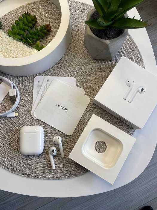 Навушники Apple AirPods 2 (Full комплект, 2023 версія)