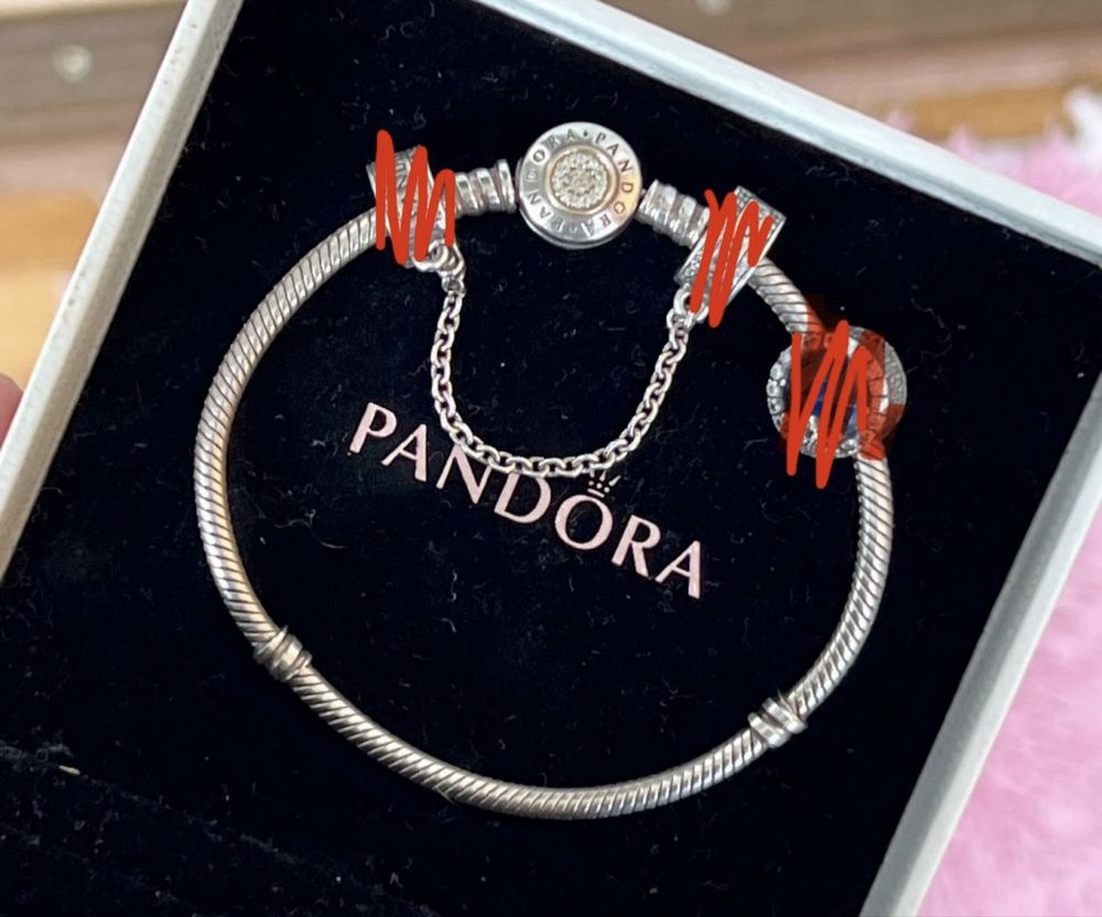 Браслет Pandora ОРИГІНАЛ, шарми пандора, намистини