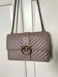 Torebka Pinko Classic Love Bag One Chevron PINKO brudny róż