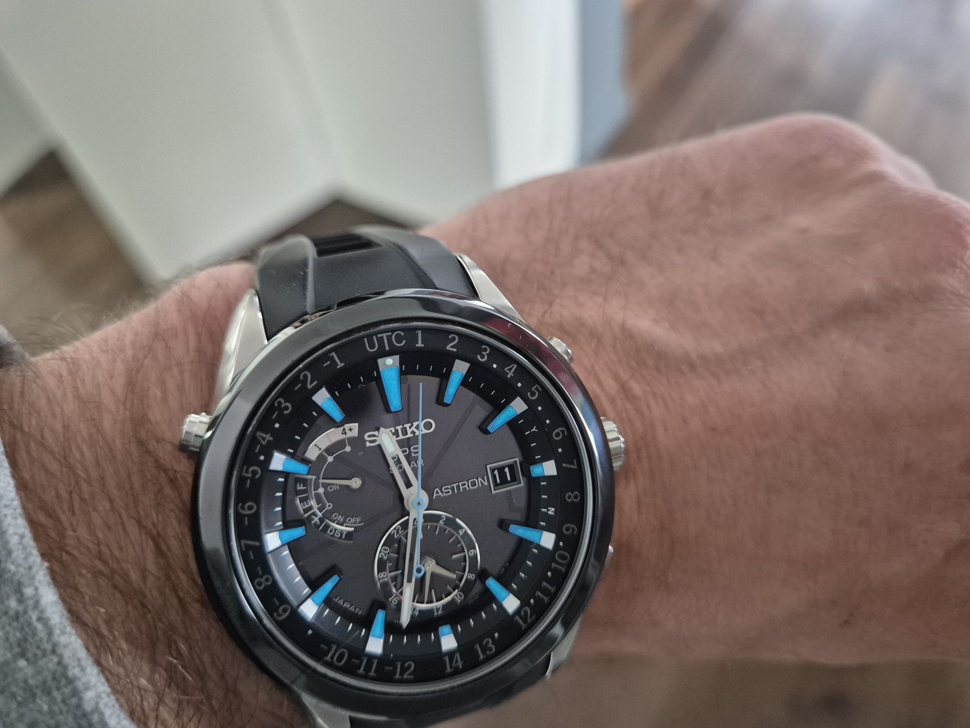 Seiko Astron Sbxa009 Solar GPS Szafir