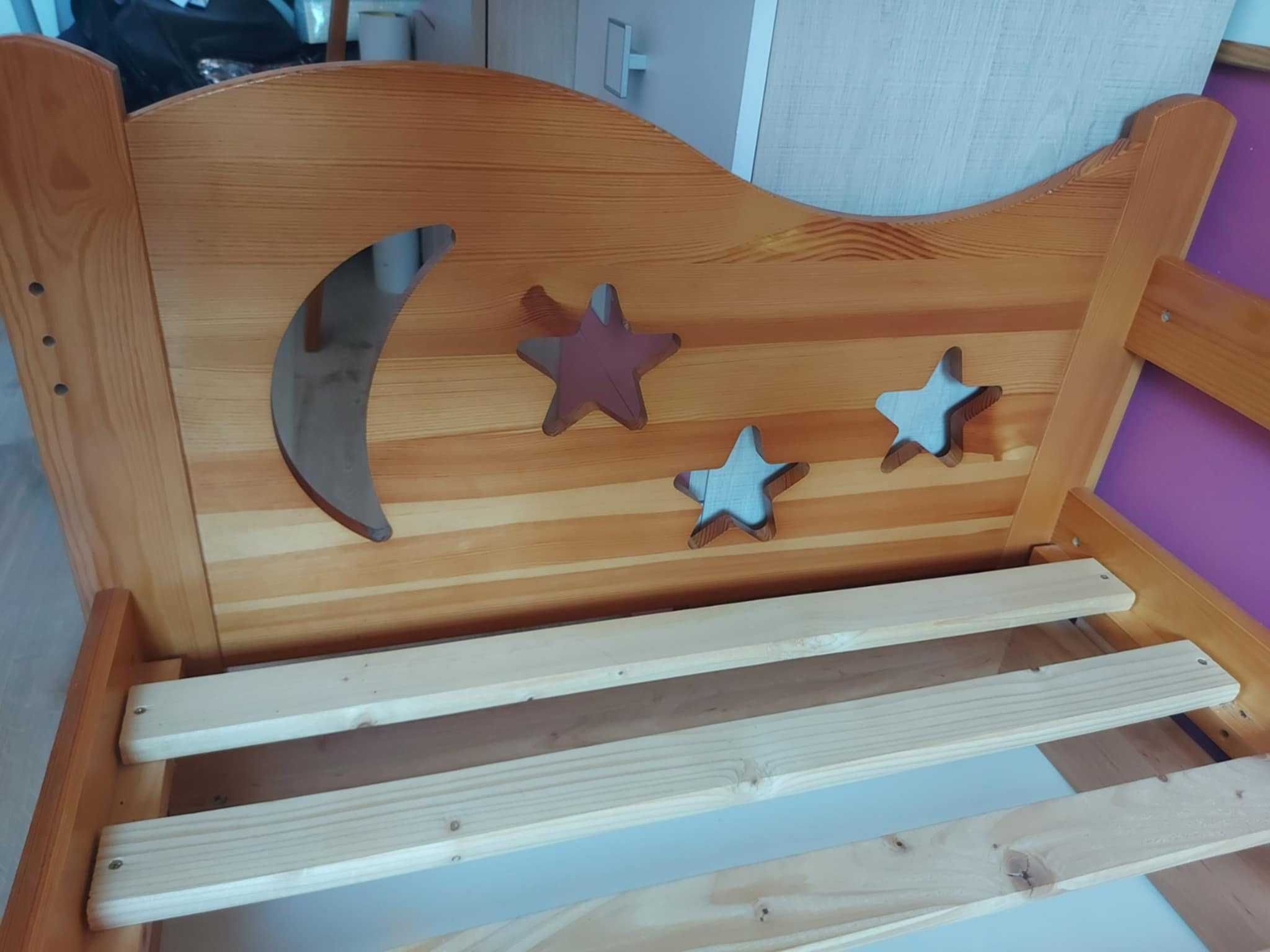 łóżko dziecięce, młodzieżowe  z szufladą i stelażem 180x80