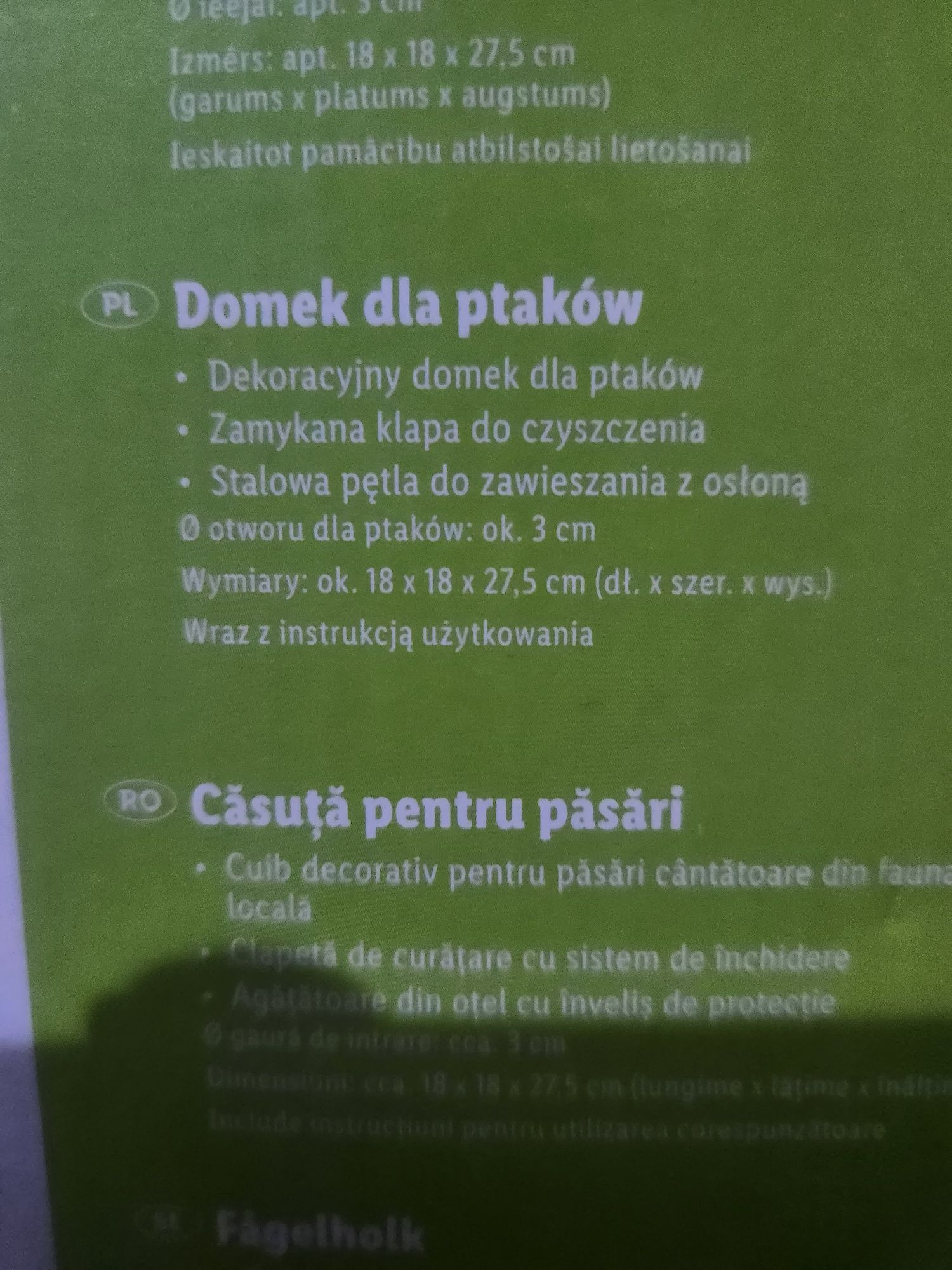 ZOOFARI domek dla ptaków ( karmnik) Ozdobny.