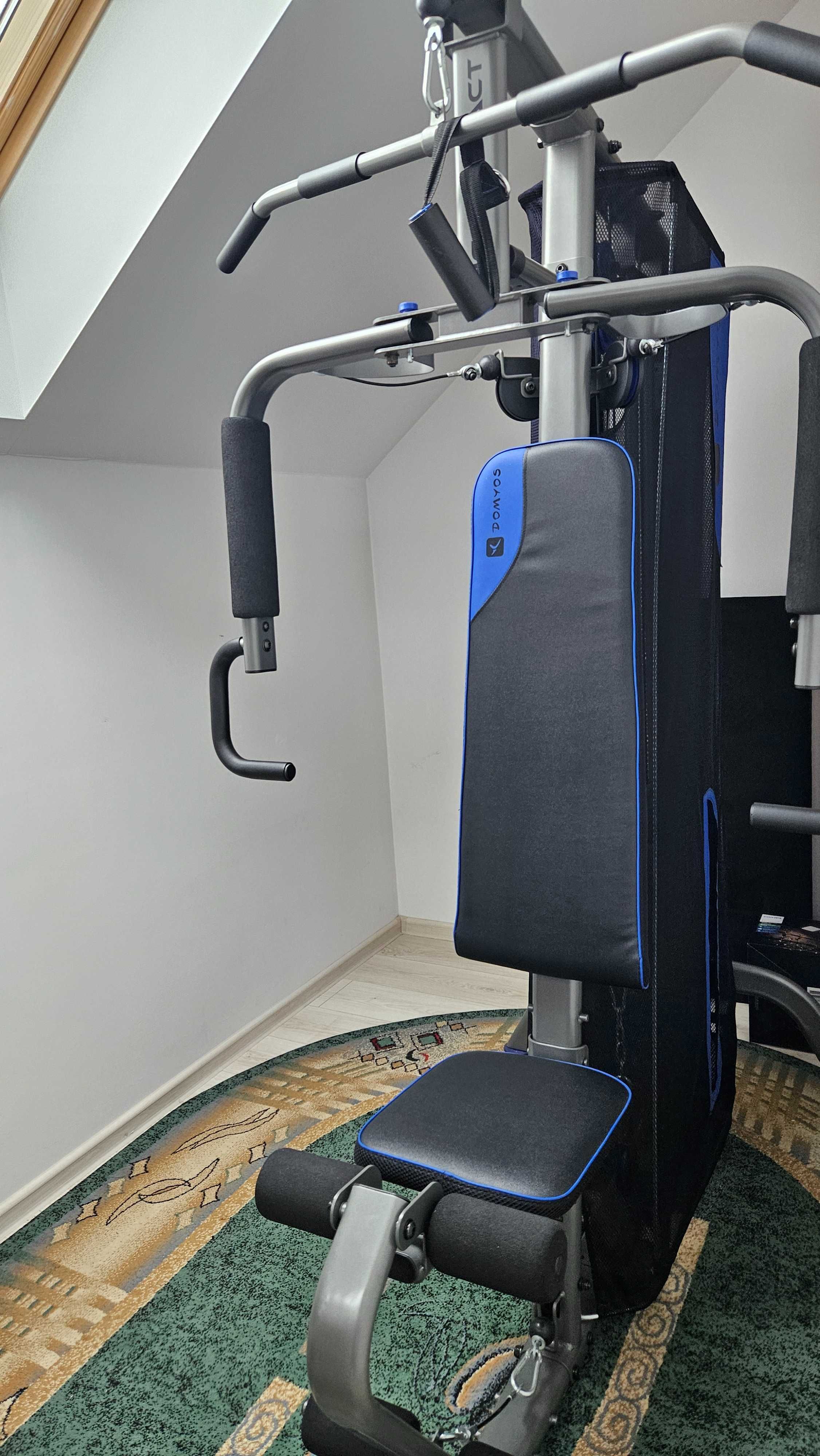 Atlas do ćwiczeń Domyos Home Gym Compact z sieci Decathlon