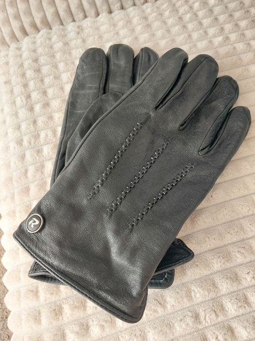 Rękawiczki męskie skórzane