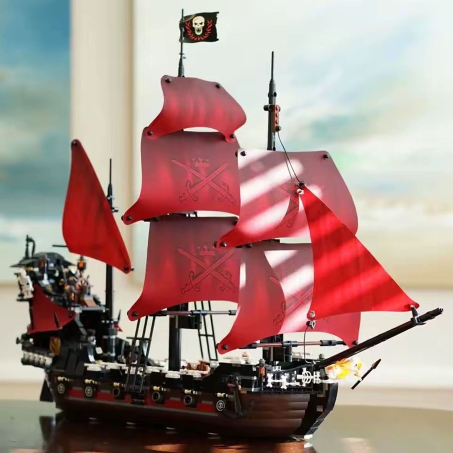 Statek zemsta królowej Anny piraci jak lego