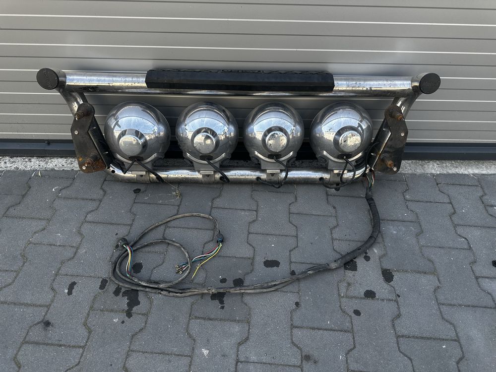Orurowanie rury dolne halogeny Kelsa Scania tuning