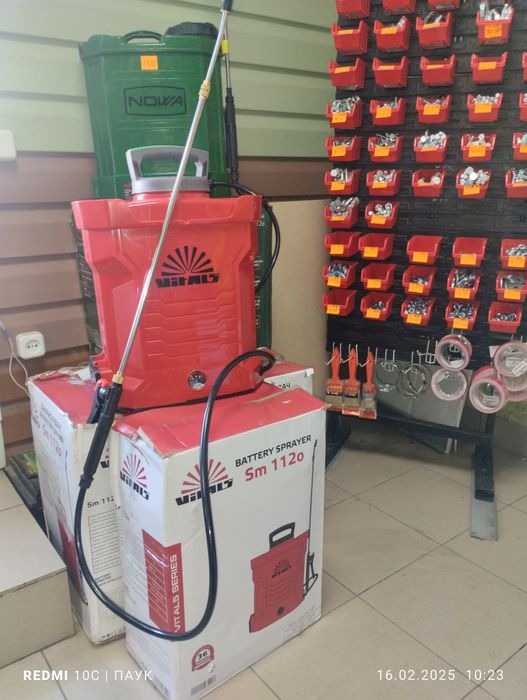 Продам акумуляторний оприскувач Vitals Sm 116 o
