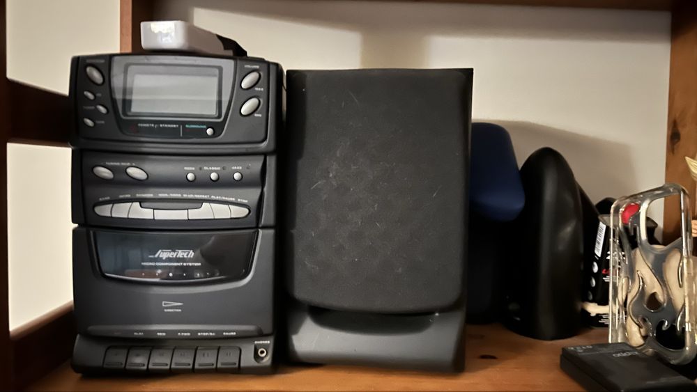 Aparelhagem de som compacta classica Estereo First