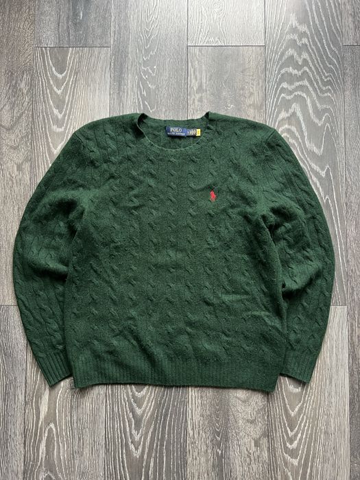 Ralph Lauren kaszmir welna sweter męski L
