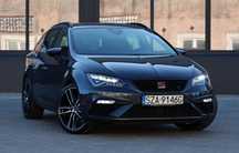 Seat Leon ST 2.0 TSI 4Drive DSG Cupra serwis ASO panorama alcantara