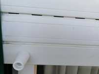 Batentes para estores/ persianas de plástico branco