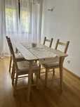 Conjunto mesa e cadeiras de refeição